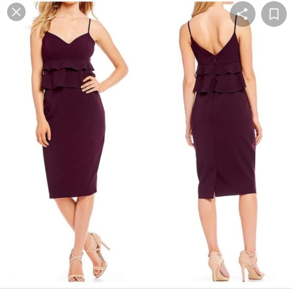 NWT Gianni Bini "Molly" peplum dress